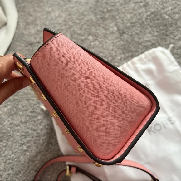 Michael Kors purse selma crossbody bag studded